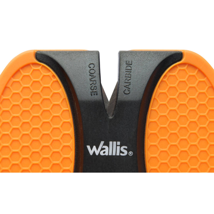 Afilador para cuchillos/navajas naranja-negro