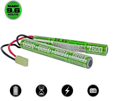 BATERIA Valken NiMH 9.6v 1600mAh Split - El Viajero del Norte