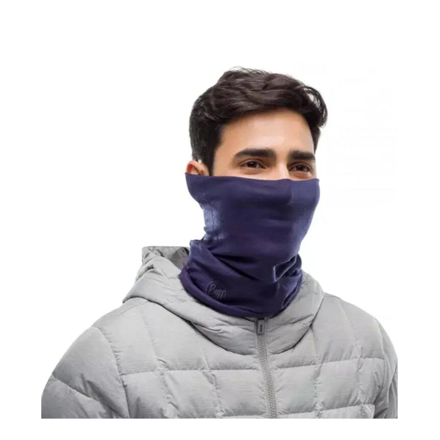 BUFF CUBRE CUELLO SOLID NIGHT BLUE DE MICROFIBRA