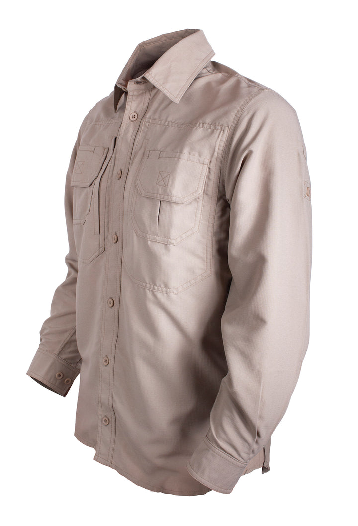 CAMISA KAY-TACTIC LARGA KHAKI