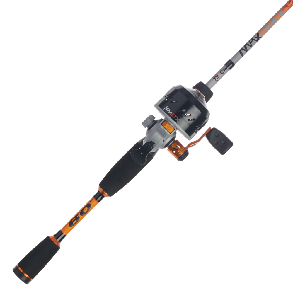 CAÑA COMBO ABU GARCIA MAX STX SPINCAST 6'0" 2 PC MEDIUM