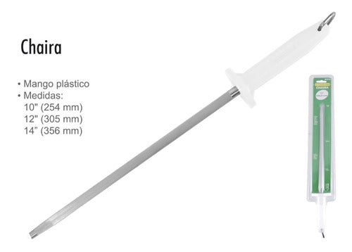 CHAIRA 10" MANGO PLASTICO BLANCO LION TOOLS