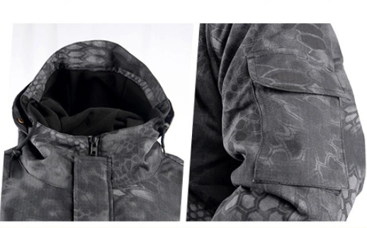 CHAMARRA G8 PARKA BLACK PYTHON