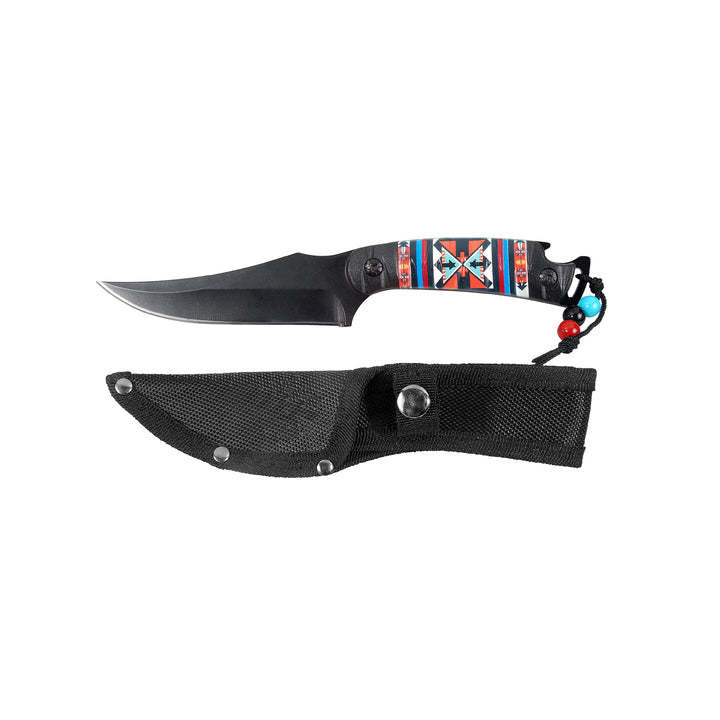 CUCHILLO 4 1/2" PAVONADO FUNDA LION TOOLS