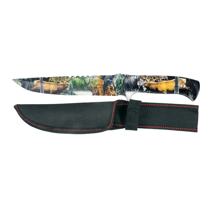 CUCHILLO 8" CAZADORES CON FUNDA LION TOOLS