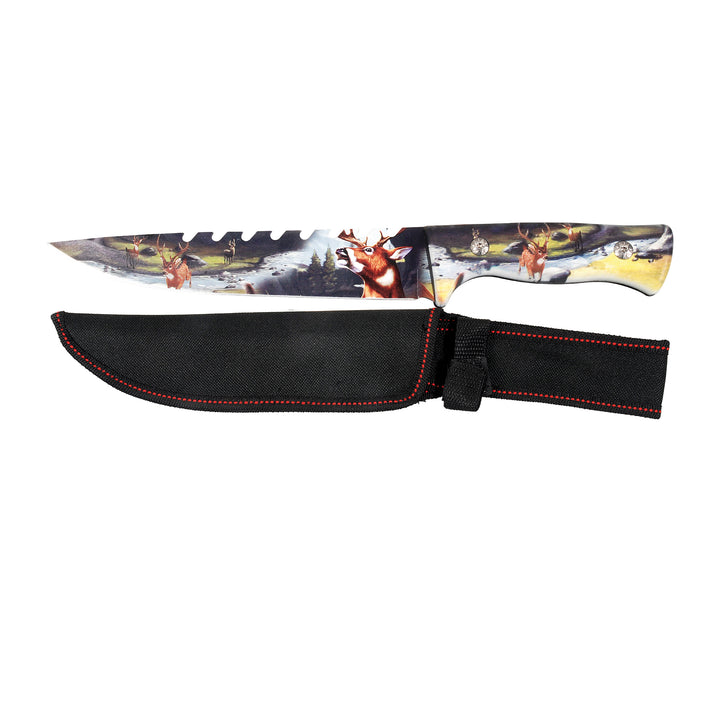 CUCHILLO 8" VENADO CON FUNDA LION TOOLS
