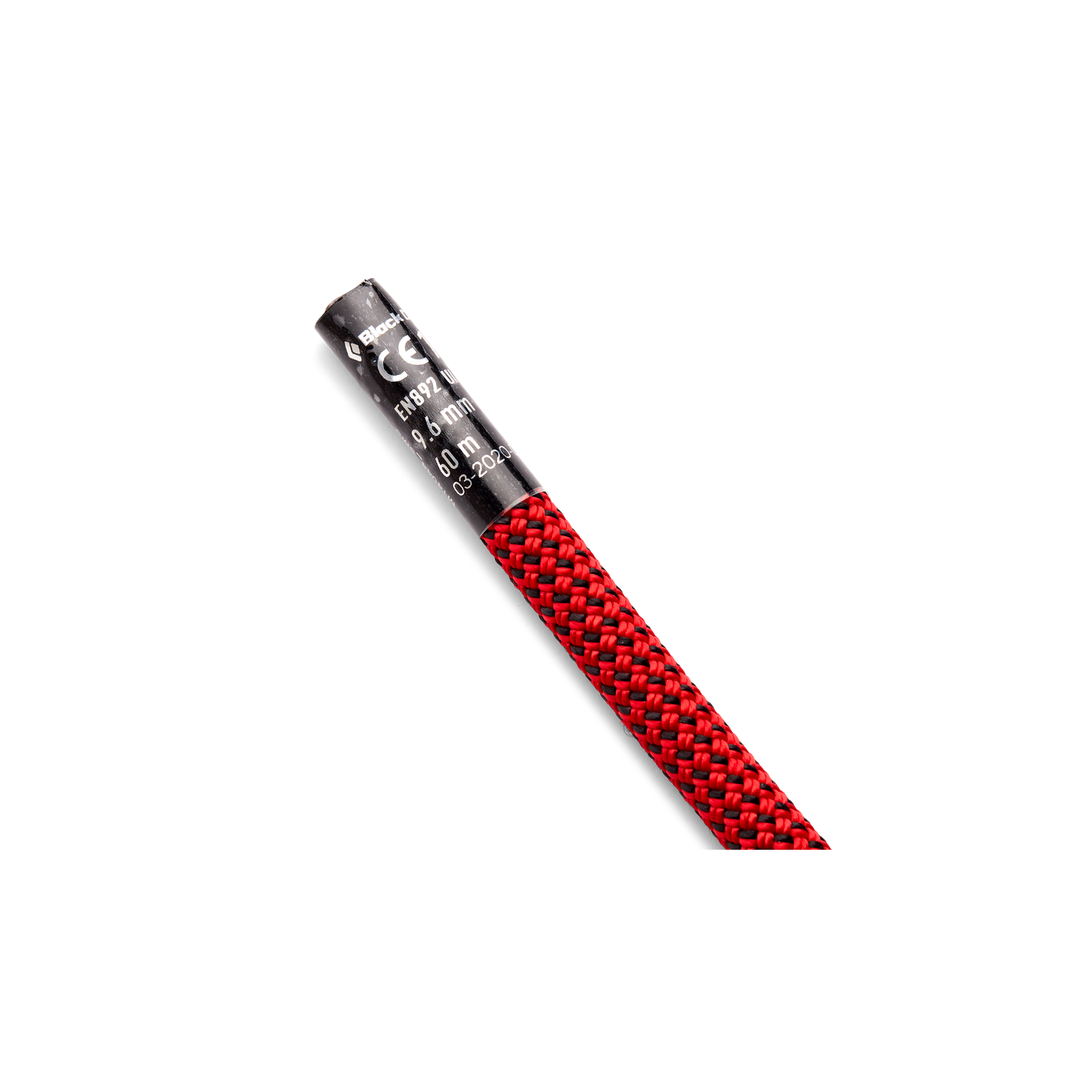 CUERDA BLACK DIAMOND DINAMICA 9.6mm 60m ROJA