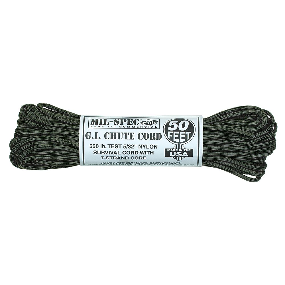 CUERDA PARACORD 550lb OLIVE DRAB 50'