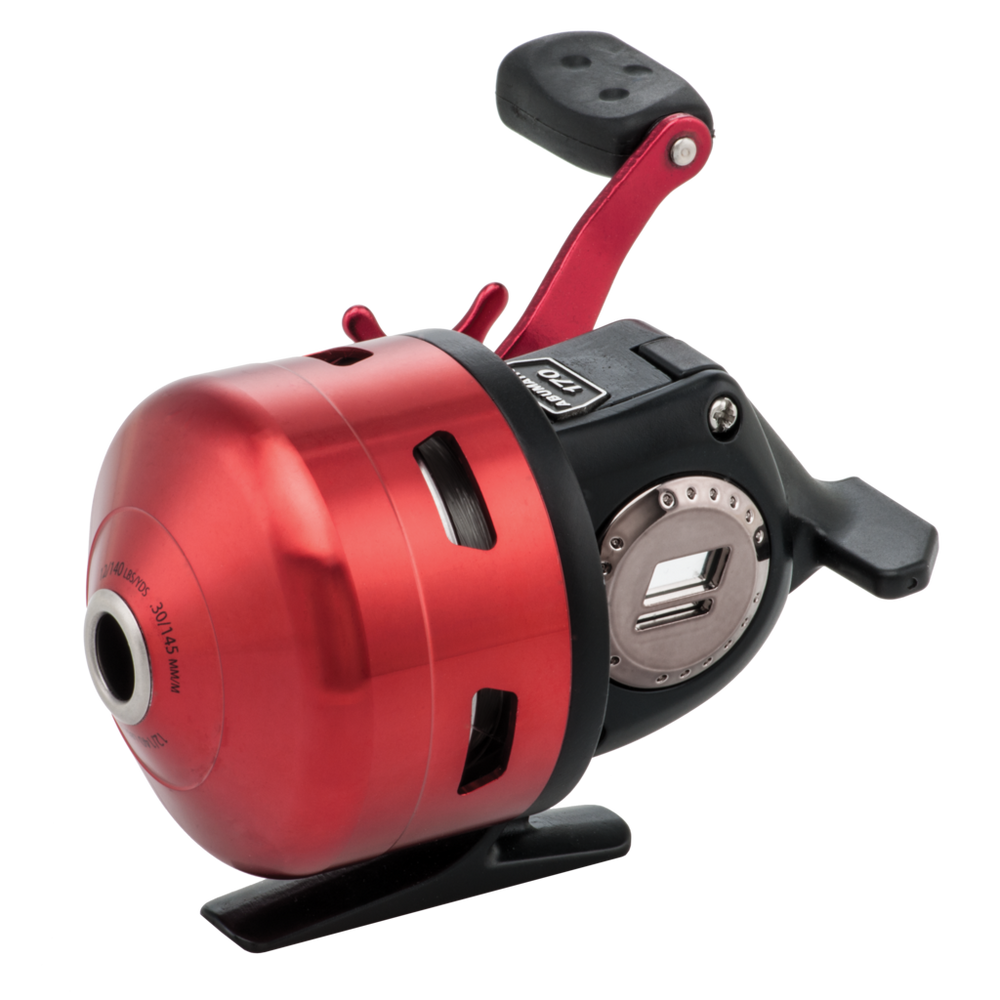 Carrete Abumatic 170 Spincast 12 lb/140 yd 3.9:1 Red/Black
