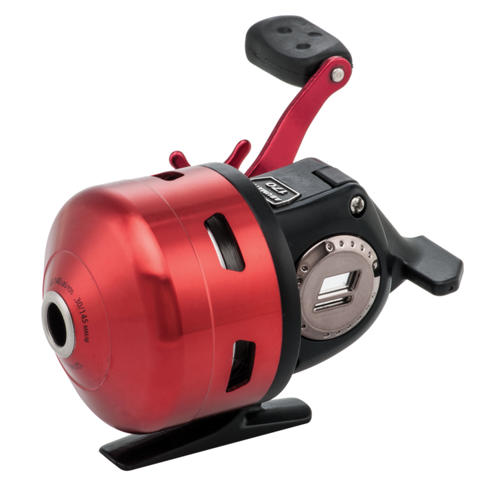 Carrete Abumatic 170 Spincast 12 lb/140 yd 3.9:1 Red/Black