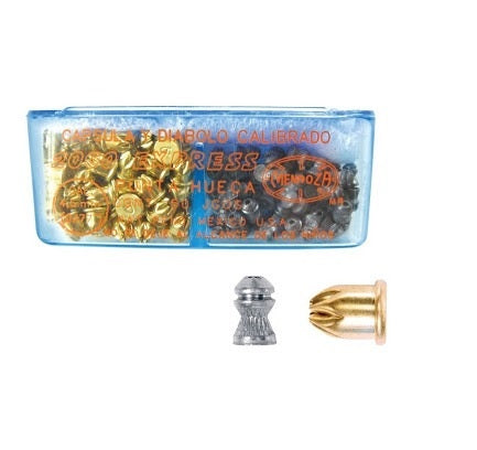 Pistola Deportiva Mendoza Cañon Largo de Diabolo con Salva Fulminante Calibre 4.5 Modelo PK-62