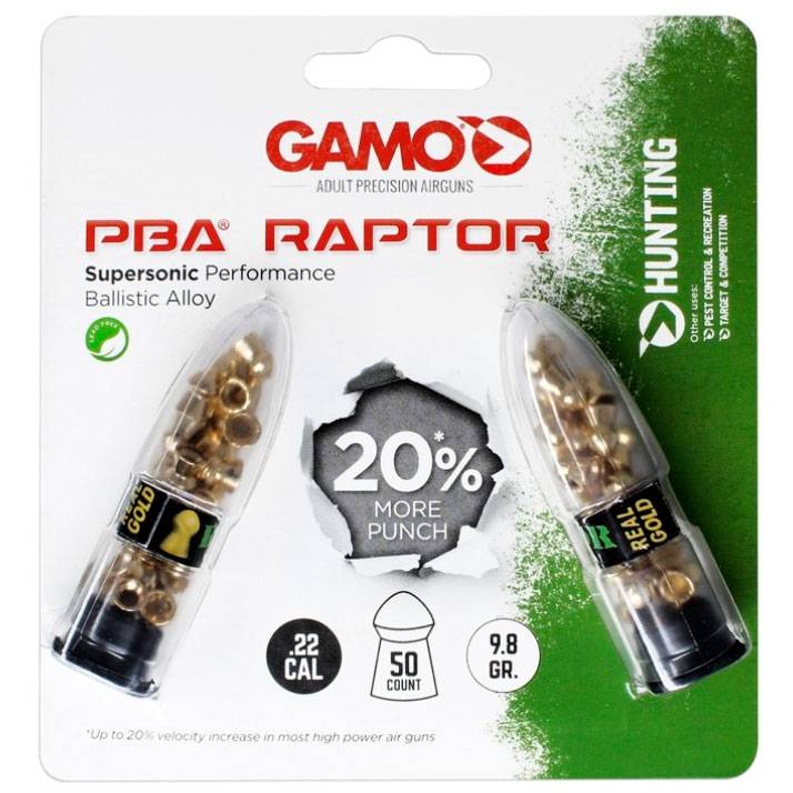 DIABOLO GAMO RAPTOR PBA-5,5 BLISTER C/50 632264557 - El Viajero del Norte