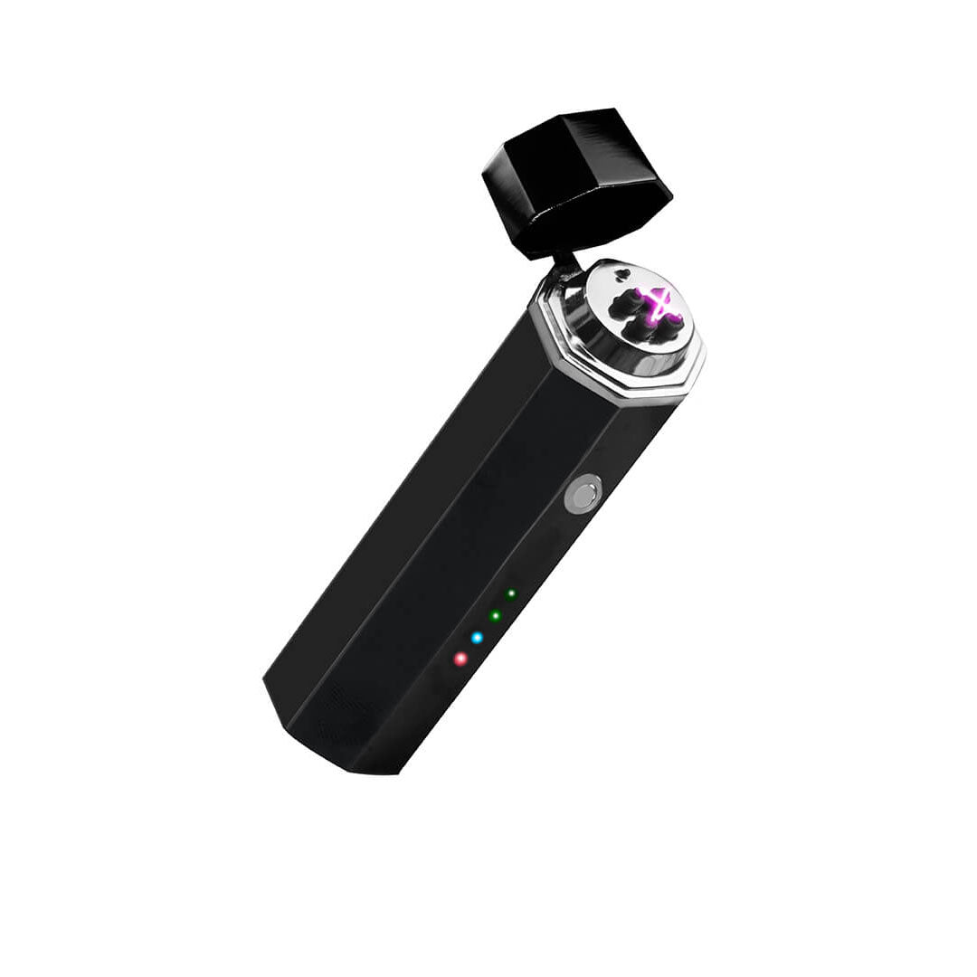 ENCENDEDOR DE PLASMA NEGRO HEXAGONAL