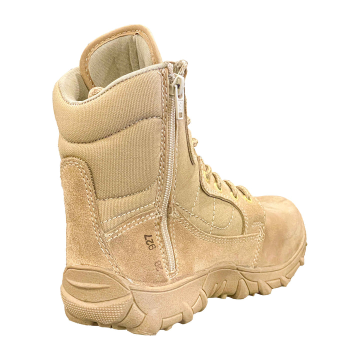 BOTA 30.8 MEDIA GAMUZA CON SIERRE y Suela RHINO