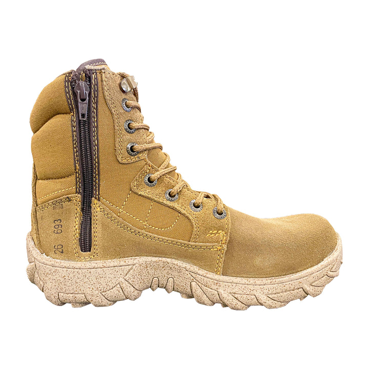 BOTA 30.8 MEDIA GAMUZA CON SIERRE y Suela RHINO