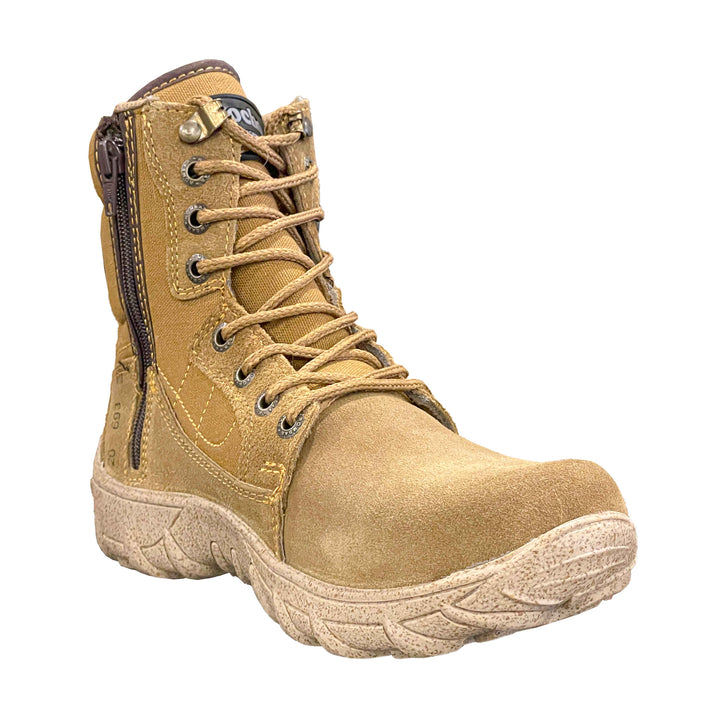 BOTA 30.8 MEDIA GAMUZA CON SIERRE y Suela RHINO