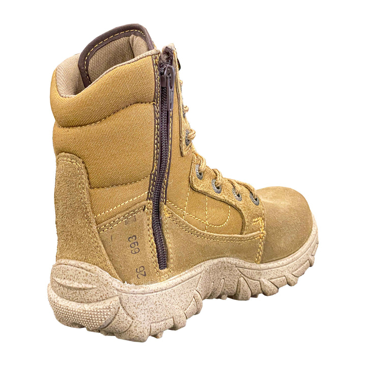 BOTA 30.8 MEDIA GAMUZA CON SIERRE y Suela RHINO