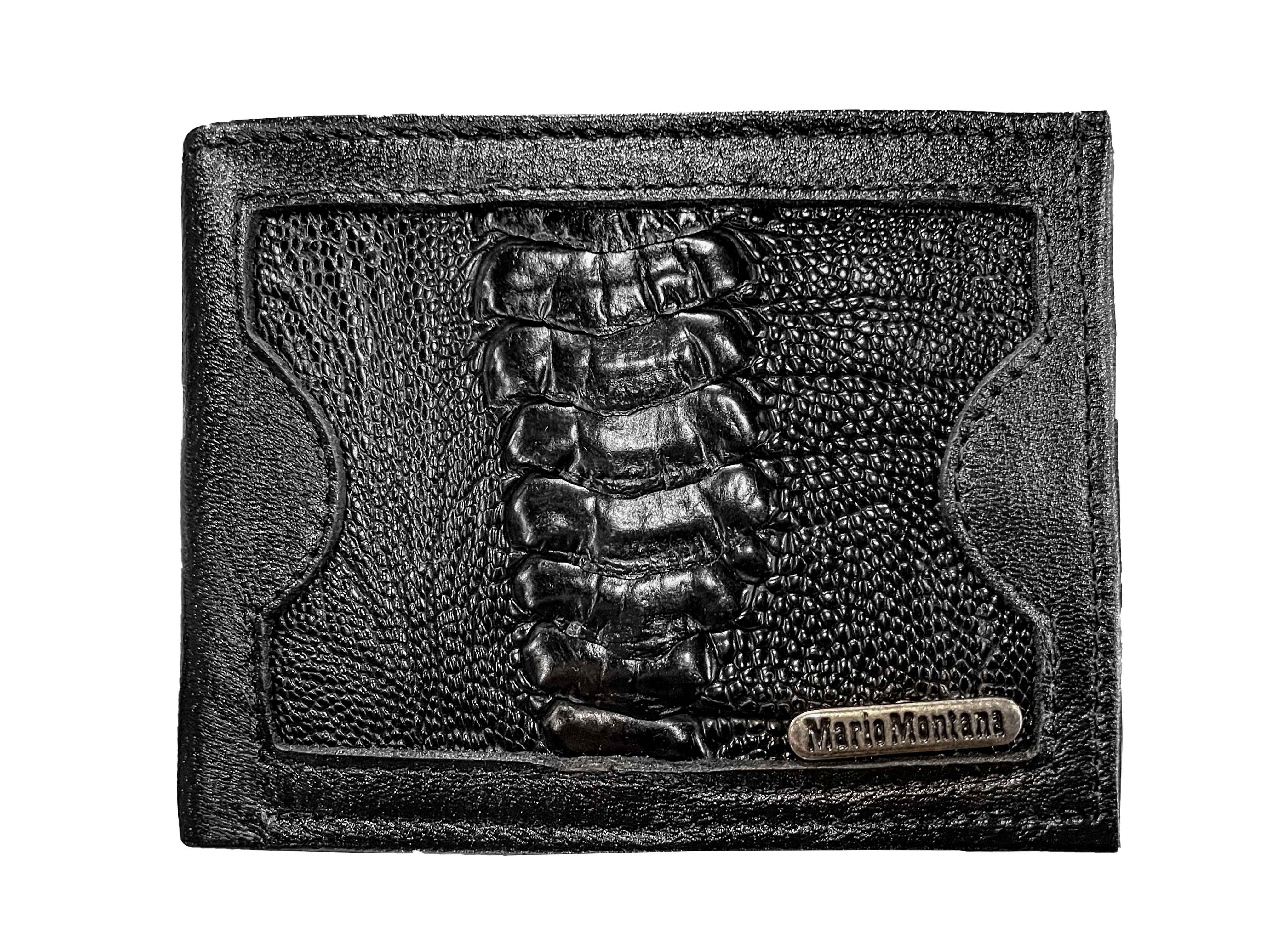 Cartera Avestruz Original Negra CA10305 main image 1