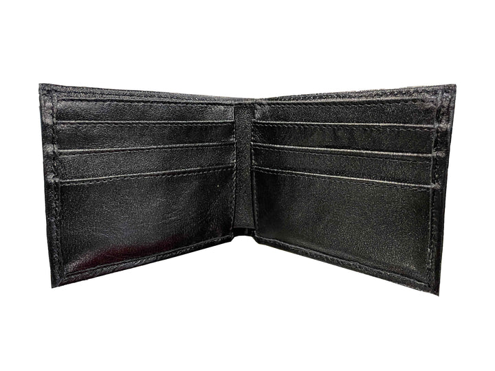 CARTERA PATA DE AVESTRUZ NEGRA