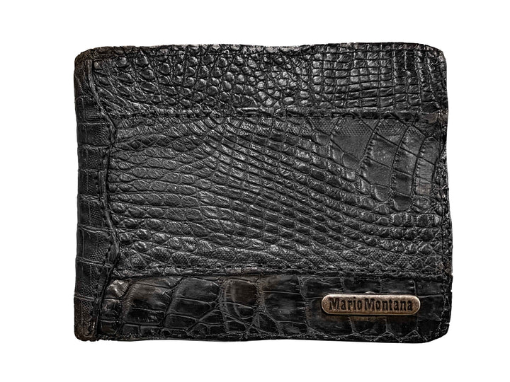CARTERA COCODRILO NEGRO