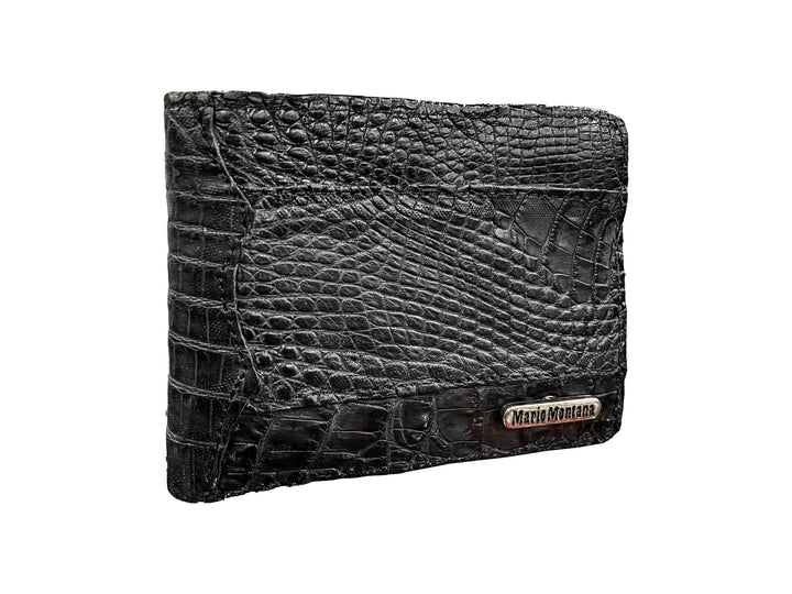 CARTERA COCODRILO NEGRO
