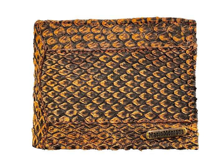 CARTERA PITON MIEL RUSTICO