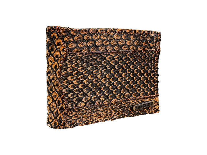 CARTERA PITON MIEL RUSTICO