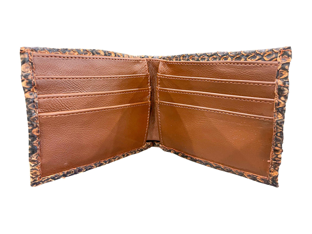 CARTERA PITON MIEL RUSTICO