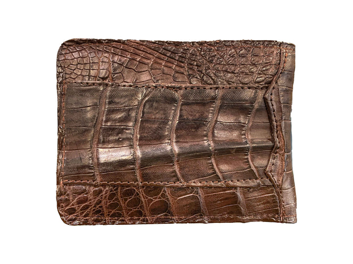 CARTERA COCODRILO CAFE