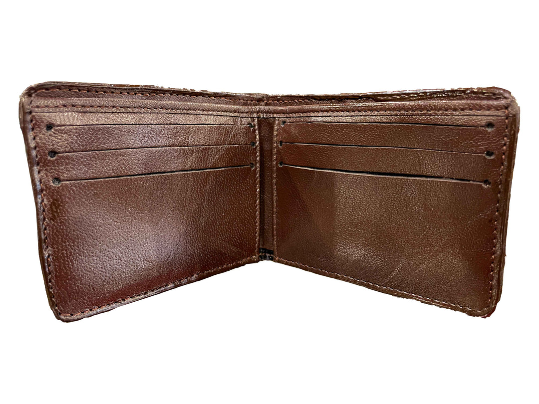 CARTERA COCODRILO CAFE