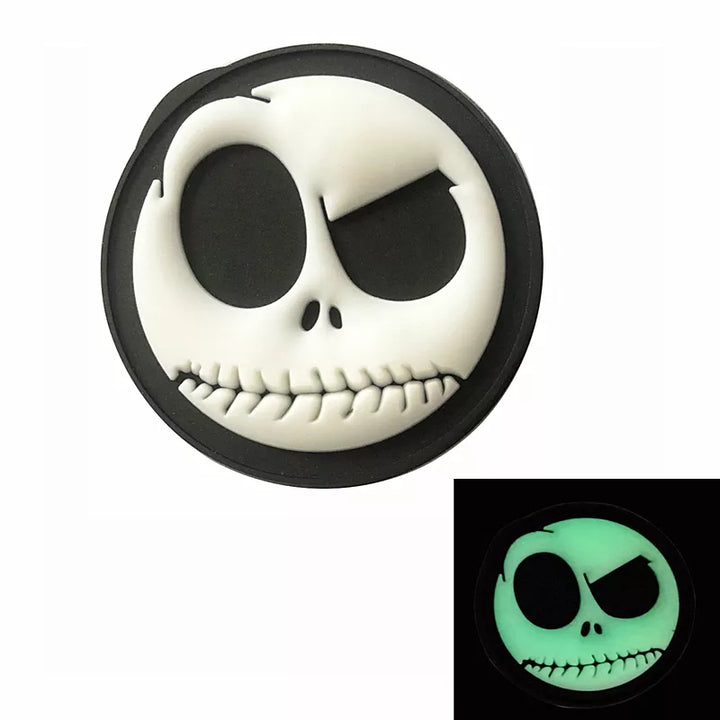 PARCHE JACK SKELETON WHITE GLOWING 5CM