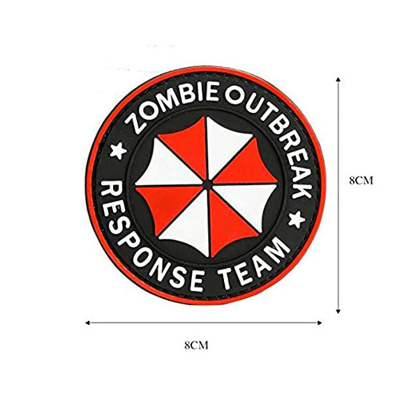 PARCHE ZOMBIE OUTBREAK  8 X 8CM
