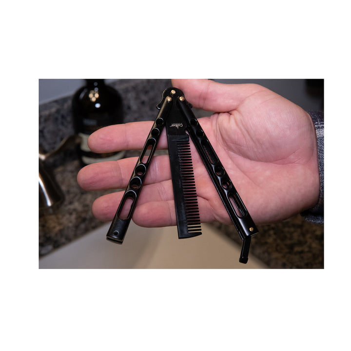 PEINE MARIPOSA NEGRO