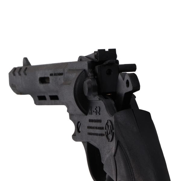 Pistola Deportiva Mendoza Cañon Largo de Diabolo con Salva Fulminante Calibre 4.5 Modelo PK-62