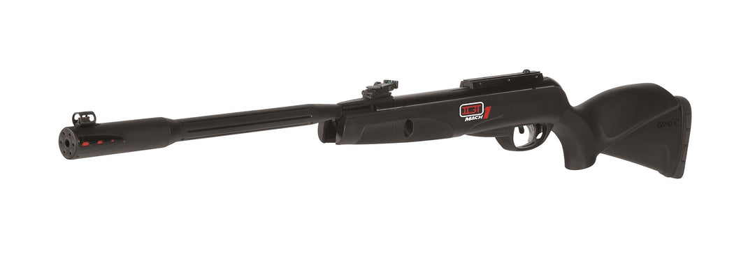 RIFLE GAMO BLACK FUSION IGT MACH 1 CAL. 5.5 CON MIRA 3-9X40 NITROPISTON - El Viajero del Norte