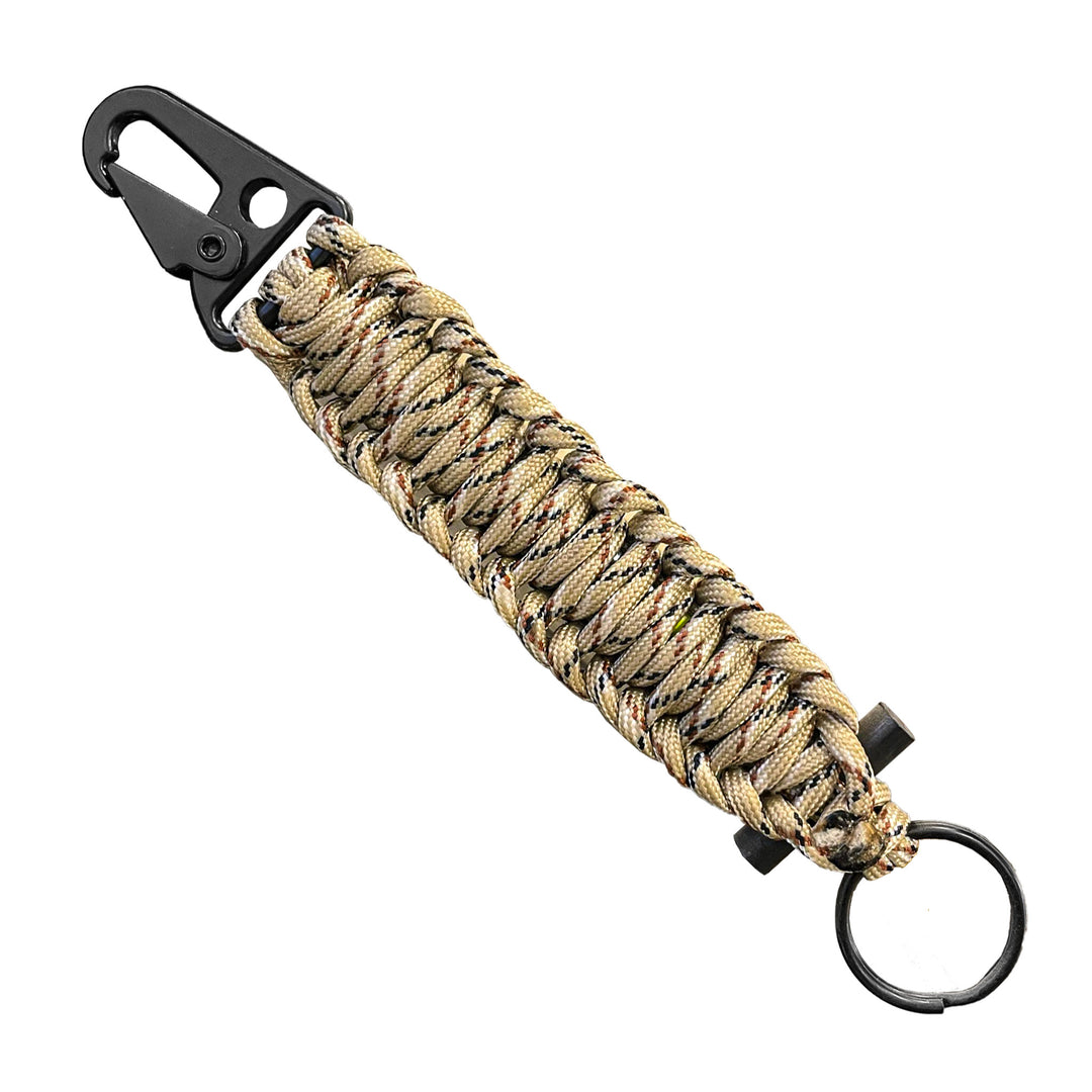 SURVIVAL KEYCHAIN PARACORD MILIPEDE