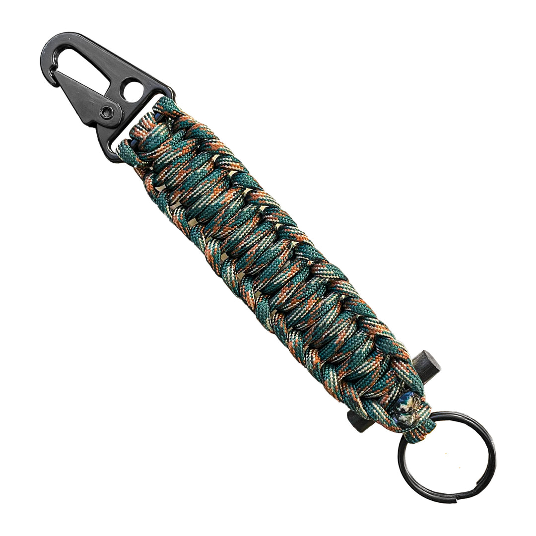 SURVIVAL KEYCHAIN PARACORD MILIPEDE
