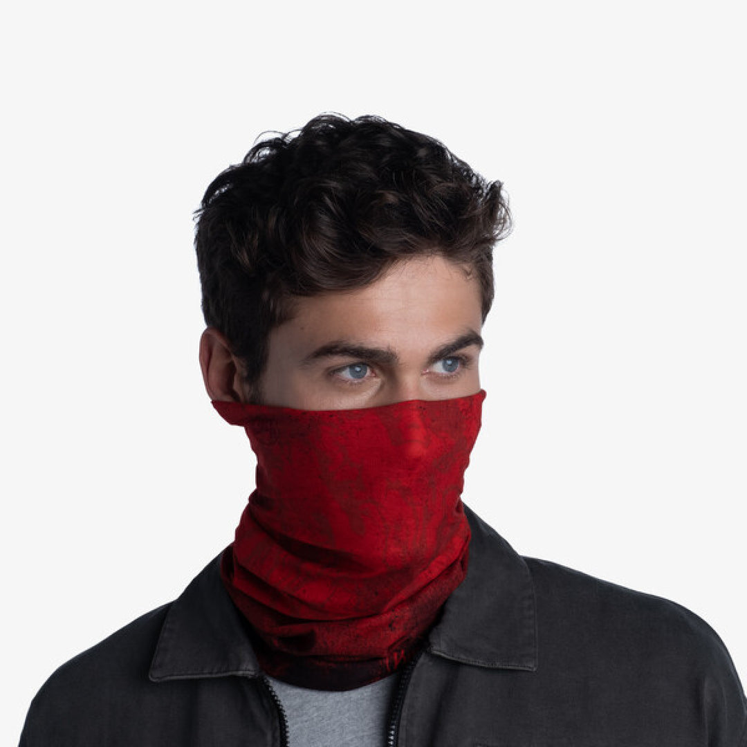 BUFF CUBRE CUELLO POLAR KATMANDÚ RED DE MICROFIBRA