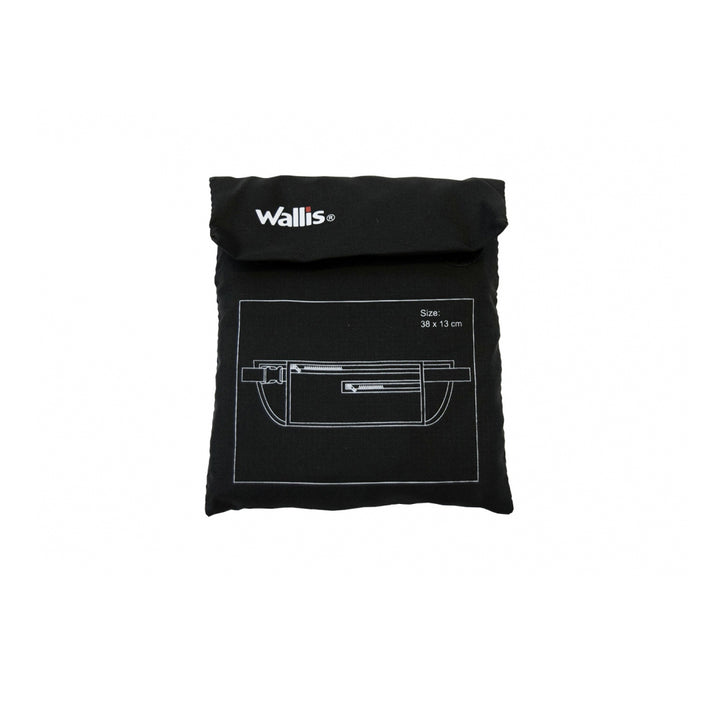 cartera de seguridad para viaje 100% POLIESTER, NEGRO