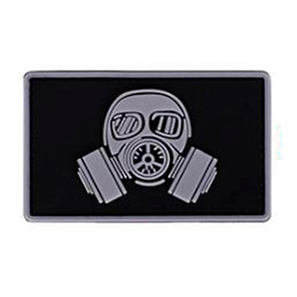 PARCHE GAS MASK grey  8 X 5CM