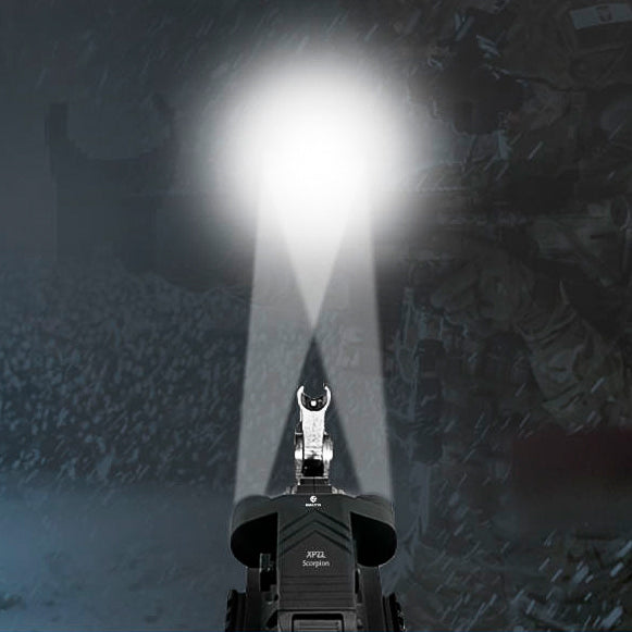 LINTERNA XP22 SCORPION 1200 lumen DUAL PARA ARMA