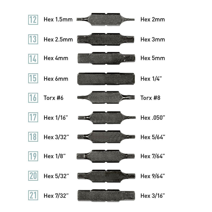 BIT KIT 21 PUNTAS LEATHERMAN INTERCAMBIABLES