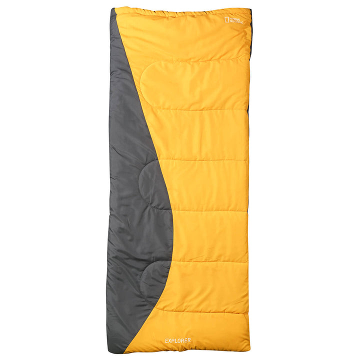 BOLSA PARA DORMIR NAT GEO EXPLORER -2ºC HASTA +14ºC amarillo con verde olivo