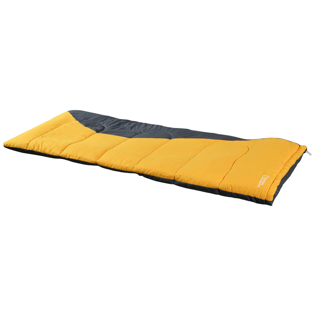 BOLSA PARA DORMIR NAT GEO EXPLORER -2ºC HASTA +14ºC amarillo con verde olivo