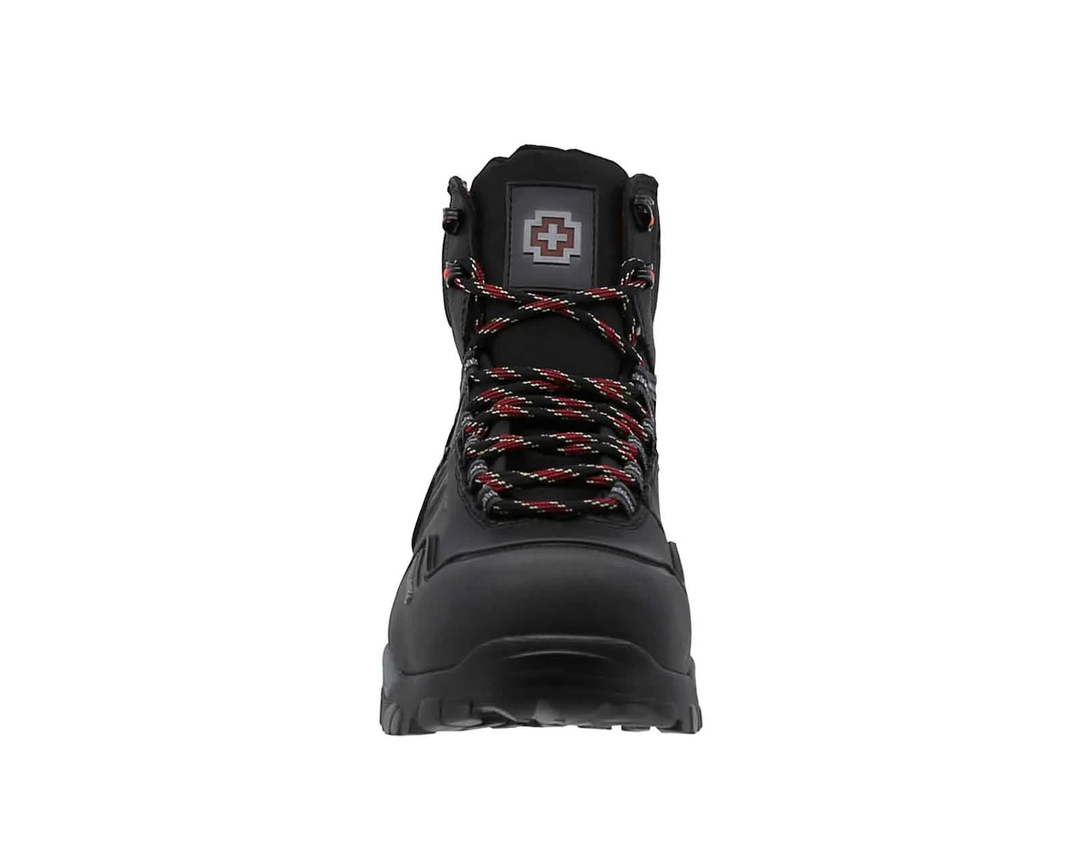 BOTA ALPES NEGRO/GRIS CON CASCO DIELECTRICO