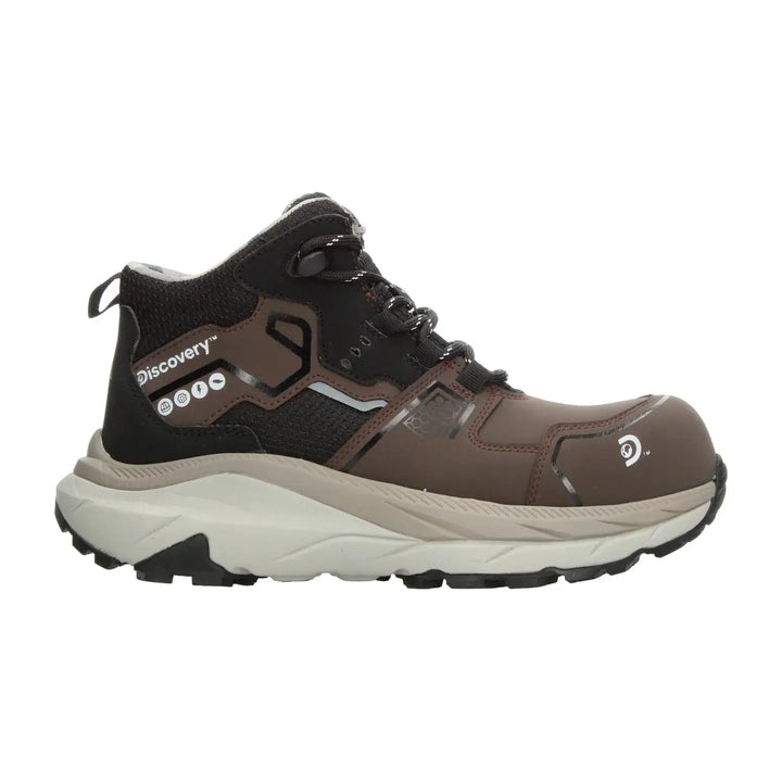 BOTA ATACAMA LOW CAFE con NEGRO CON CASQUILLO DIELECTRICO