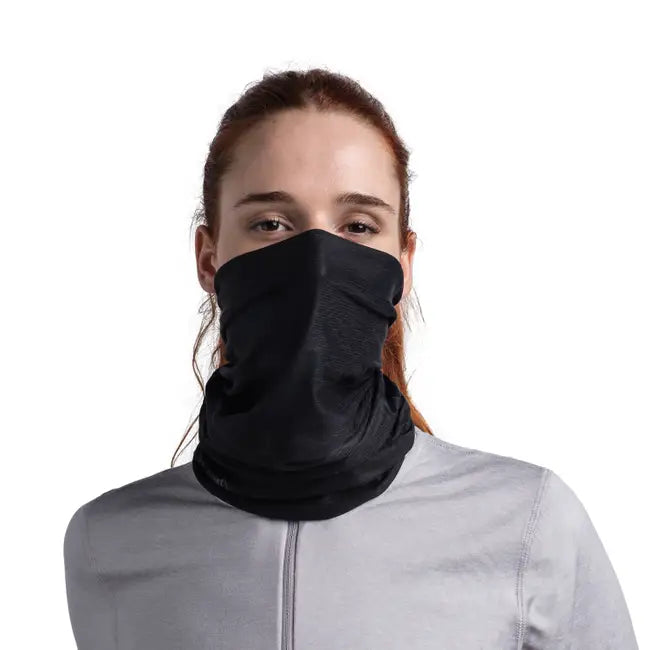 BUFF CUBRE CUELLO COOINET UV SOLID BLACK DE MICROFIBRA