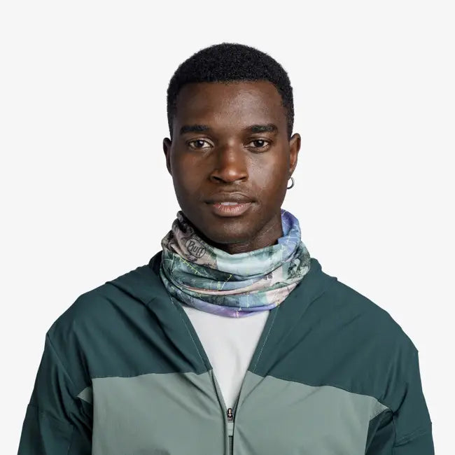 BUFF CUBRE CUELLO COOLNET UV CAMPAST GREEN DE MICROFIBRA