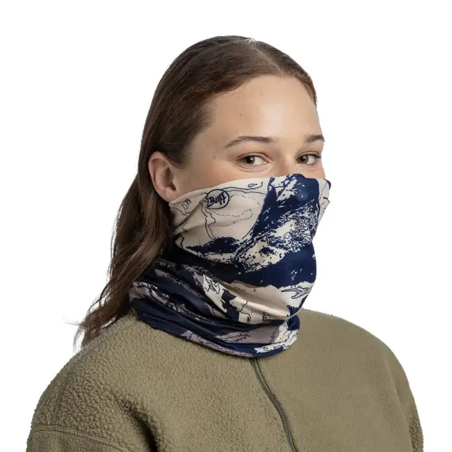 BUFF CUBRE CUELLO ESYR MIDNIGHT NAVY DE MICROFIBRA