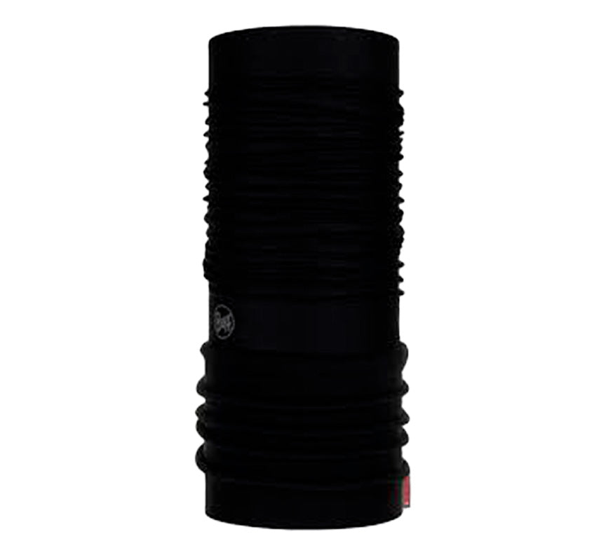 BUFF CUBRE CUELLO POLAR SOLID BLACK DE MICROFIBRA